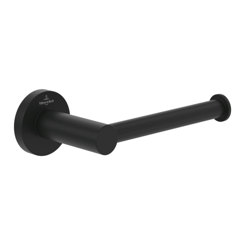 Cutout image of Villeroy & Boch Elements Tender Matt Black Toilet Roll Holder